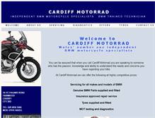 Tablet Screenshot of cardiffmotorrad.com